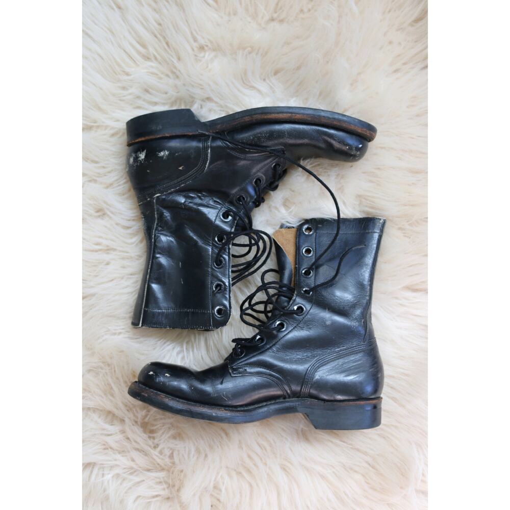 1960's Vintage Military Combat Boots ~ Women's 6 to 6-1/2 (6.5) Narrow ~ Men's 5 - Picture 10 of 10